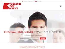 Tablet Screenshot of personalswkservice.sk